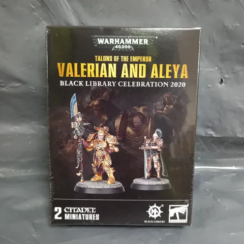 BOXED AND SEALED WARHAMMER 40,000 TALONS OF THE EMPEROR - VALERIAN AND ALEYA - BLACK LIBRARY CELEBRATION 2020