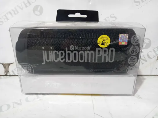 JUICEBOOMPRO PORTABLE BLUETOOTH SPEAKER 