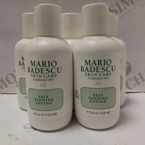 LOT OF 5 X 118ML MARIO BADESCU SELF TANNING LOTION