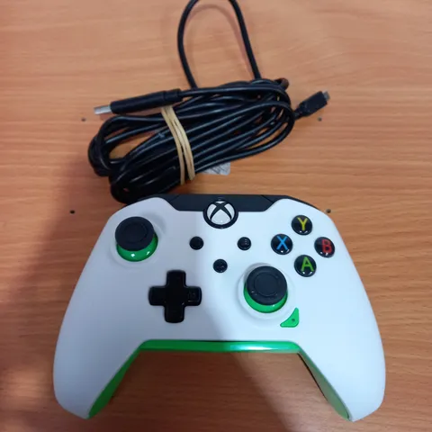 PDP NEON WHITE WIRED XBOX CONTROLLER