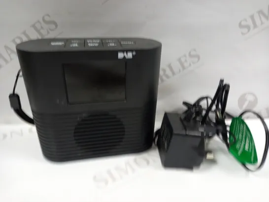 DAB+ RADIO WITH LCD COLOUR DISPLAY SCREEN