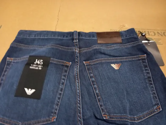 EMPORIO ARMANI J45 REGULAR FIT JEANS - W30 L32