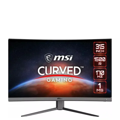 BOXED MSI G32CQ4 E2 32IN - QHD - 165HZ - 1MS - HDR READY - AMD FREESYNC PREMIUM - 1500R CURVED GAMING MONITOR