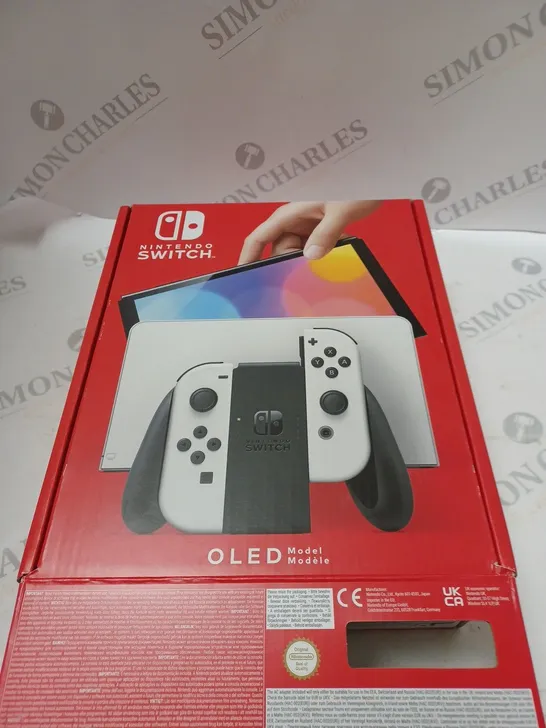 NINTENDO SWITCH OLED MODEL WHITE BOXED 