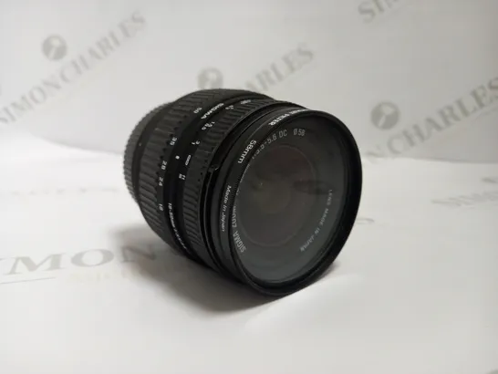 NIKON CAMERA SIGMA ZOOM LENS (JESSOPS ULTRA VIOLET FILTER 58MM, SIGMA 10-55MM)