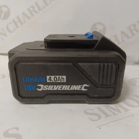 SILVERLINE 18V LI-ION BATTERY