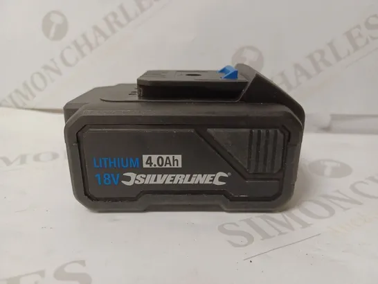 SILVERLINE 18V LI-ION BATTERY