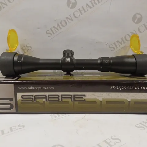 BOXED RIFLE SCOPE SABRE AIRGUNNER 2-7X32AO