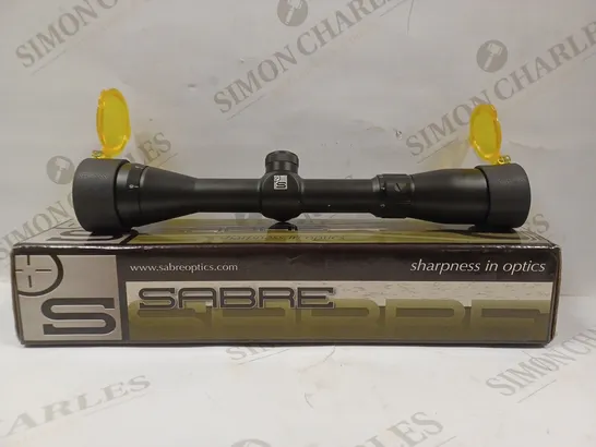 BOXED RIFLE SCOPE SABRE AIRGUNNER 2-7X32AO