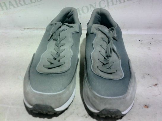 PAIR OF MALLET TRAINERS (GRAY), SIZE 12 UK