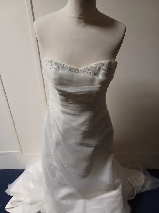 ROSETTA NICOLINI ALBERTA STYLE WEDDING DRESS SIZE 14