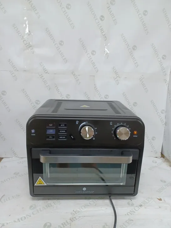 BOXED COOK'S ESSENTIAL 21-LITRE AIRFRYER OVEN IN BLACK