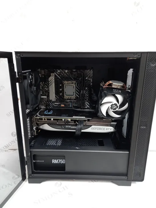 THERMAL TAKE CASE GAMING PC WITH GFORCE RTX 4070TI 12GB GRAPHICS CARD - INTEL I7 13700F CPU - CORSAIR RM750E POWER SUPPLY - CORSAIR VENGENCE DDR4 3600 2X -COLLECTION ONLY