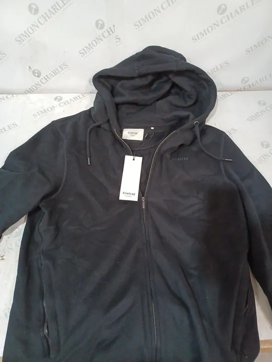 FIRETRAP BRUNEL FLEECE ZIP UP JACKET - L