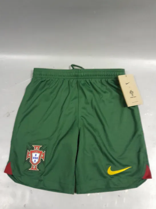 CHILDRENS PORTUGAL NATIONAL TEAM JERSEY SHORTS - S