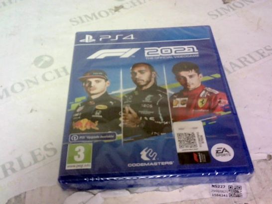 F1 2021 PLAYSTATION 4 GAME 