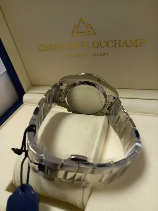 CHRISTOPHE DUCHAMP GENTS SWISS MOVEMENT WRISTWATCH  RRP £1795