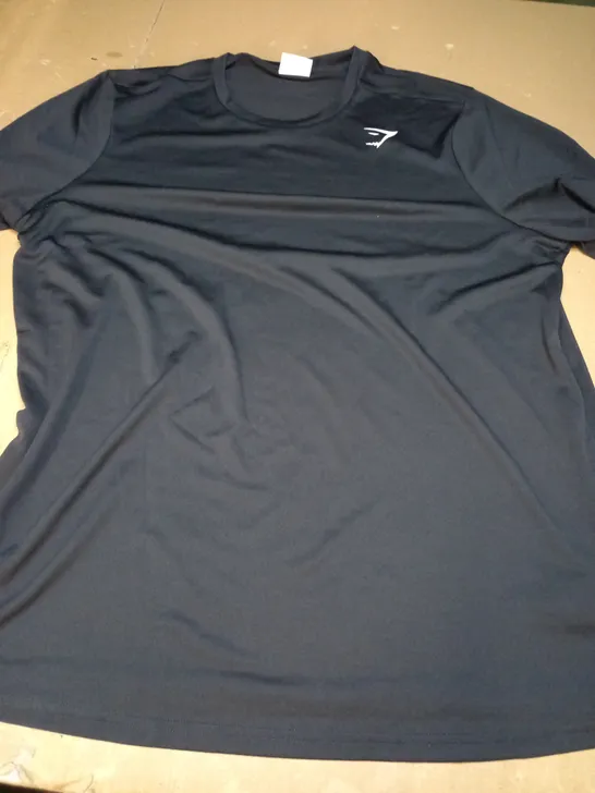 GYMSHARK CREWNECK SPORTY T-SHIRT - LARGE