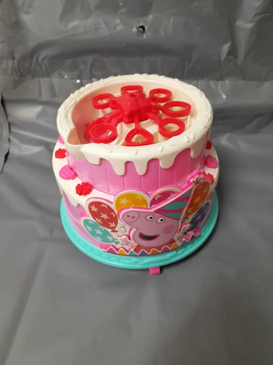 PEPPA PIG BUBBLE BIRTHDAY CAKE 