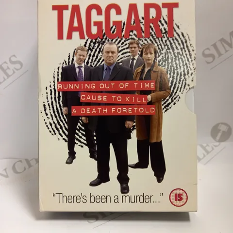 TAGGART 3 DVD SET - RUNNING OUT OF TIME, CAUSE TO KILL AND A DEATH FORETOLD