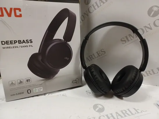 BOXED JVC DEEPBASS WIRELESS BLUETOOTH HEADPHONES HA-S36W