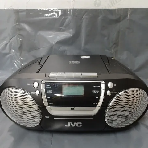 UNBOXED JVC PORTABLE STEREO BLACK