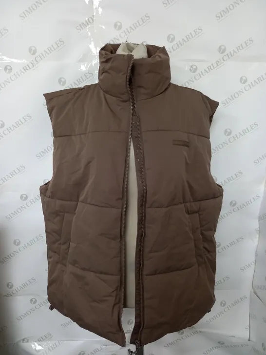 TIALA APRES GILET IN BROWN - MEDIUM 