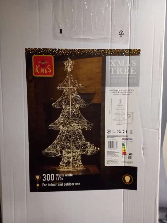 BOXED THREE KINGS LOW VOLTAGE XMAS TREE - COLLECTION ONLY