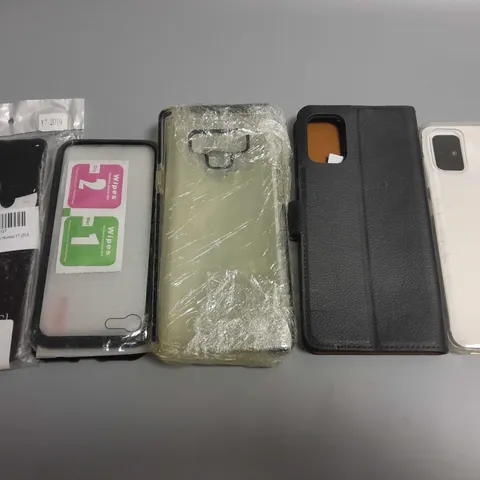 LOT OF 5 ASSORTED PHONE CASES