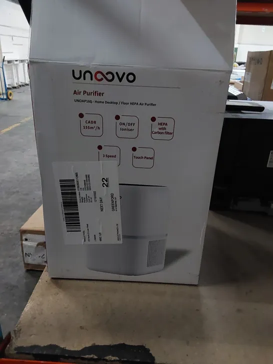 BOXED UNOAP160 HOME HEPA AIR PURIFIER 