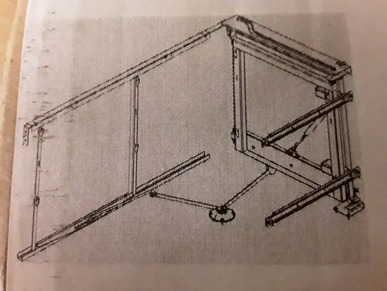 BOXED SIGE PULL SWING FRAME 900MM RH 