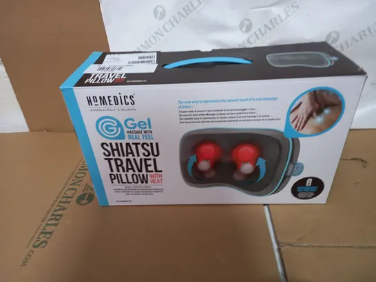 BOXED HOMEDICS SHIATSU TRAVEL PILLOW WITH HEAT GST-550HRQVI-EU