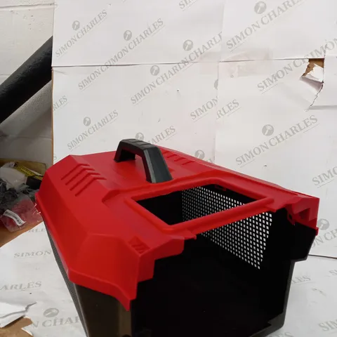 UNBRANDED LAWNMOWER BASKET IN RED & BLACK