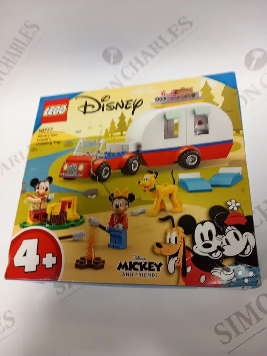 BOXED LEGO DISNEY 10777 MICKEY AND MINNIES CAMPING TRIP