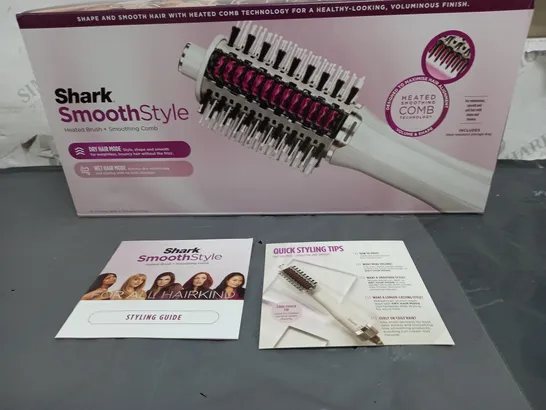 BOXED SHARK SMOOTHSTYLE HOT BRUSH & SMOOTHING COMB