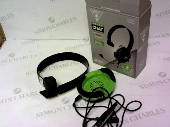 TURTLE BEACH RECON CHAT BLACK/GREEN WIRED HEADSET 
