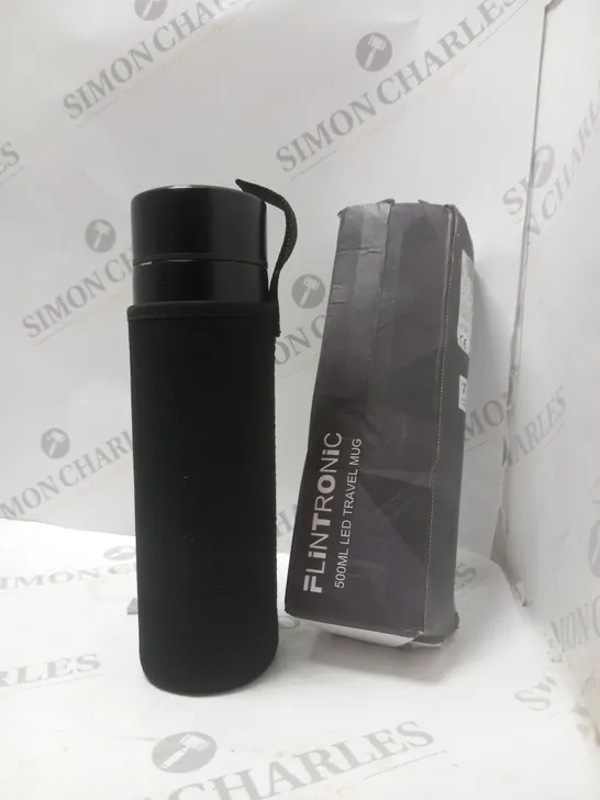 BOXED FLINTRONIC 500ML LED TRAVEL MUG