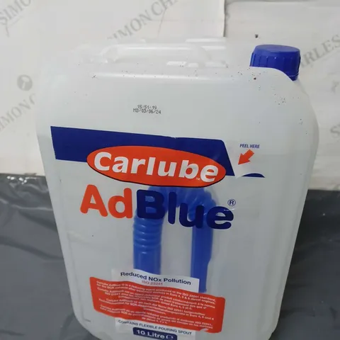 CARLUBE ADBLUE (10L) - COLLECTION ONLY