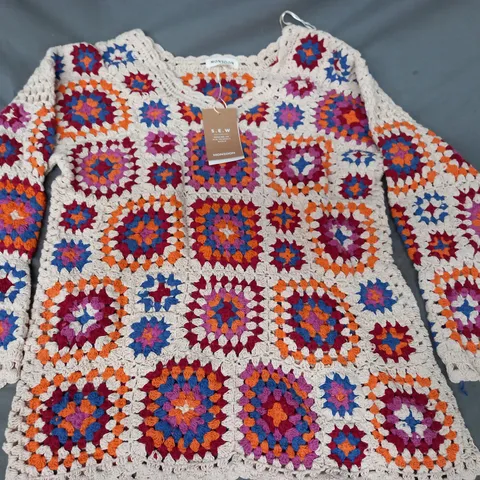 MONSOON KNIT JUMPER IN MULTICOLOUR SIZE S/M