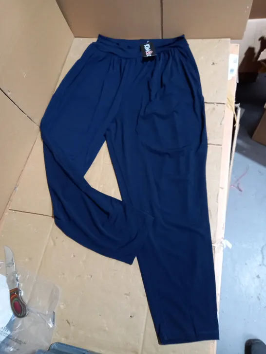 KIM & CO BRAZIL JERSEY WELLNESS TROUSER WITH POCKET NAVY UK XL