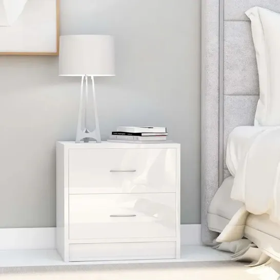 BOXED ALFREDINA MANUFACTURED WOOD BEDSIDE TABLE