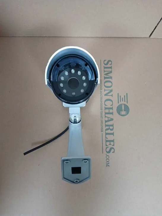 SILVER DECOY BULLET CAMERA WITH IR LEDS 