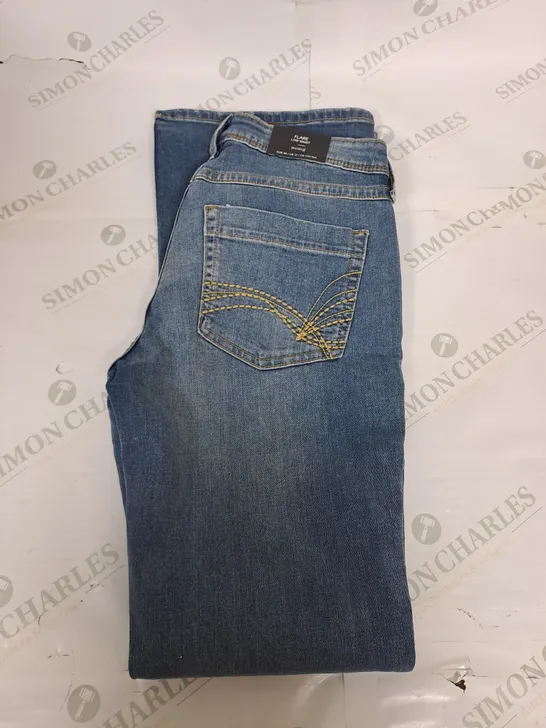 DIVIDED FLARE LOW WAIST DENIM JEANS SIZE 12