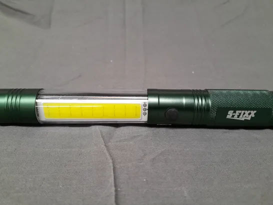 SFIXX SET OF 2 LED TORCHES IN DARK GREEN