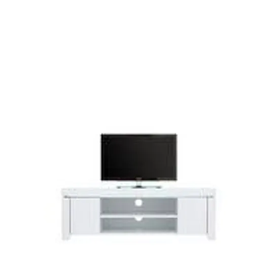 ATLANTIC GLOSS TV UNIT - WHITE (1 BOX) (COLLECTION ONLY) RRP £239.99