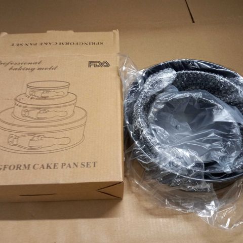 BOXED FDA SPRINGFORM CAKE PAN SET