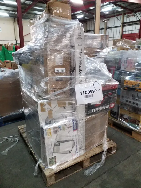 PALLET OF APPROXIMATELY ASSORTED HOUSEHOLD & ELECTRICITY PRODUCTS INCLUDING 