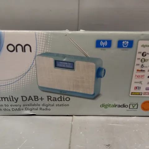 BOXED ONN FAMILY DAB+ RADIO