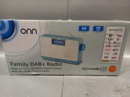 BOXED ONN FAMILY DAB+ RADIO