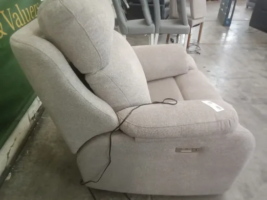 DESIGNER G PLAN MADE KINGSBURY ELECTRIC RECLINER CHAIR - GERONA CAMEL FABRIC 